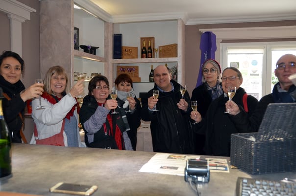 Dégustation du Crémant à la Cave Guinot/Limoux
