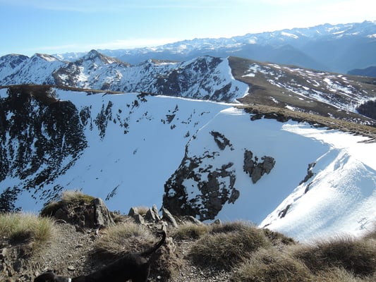 Vue sur la chaîne des Pyrénées