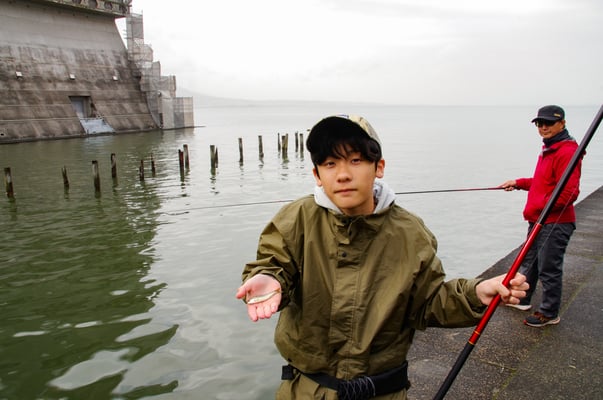琵琶湖文化館横で、この通り！