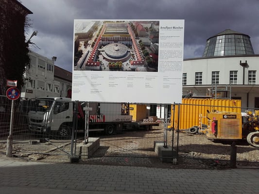 Systembautafel mobil 4x3m München