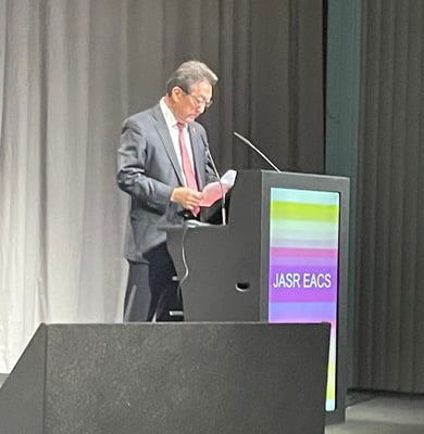 2024年11月 日本エイズ学会（JSAR）と欧州エイズ学会（EACS）の基本合意書（MOU:Memorandum of Understanding）締結の調印式 