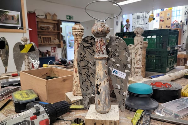 Solche Kunstwerke schufen die Gäste der Werkkiste beim Josefstag  l  Foto: Lena Richter