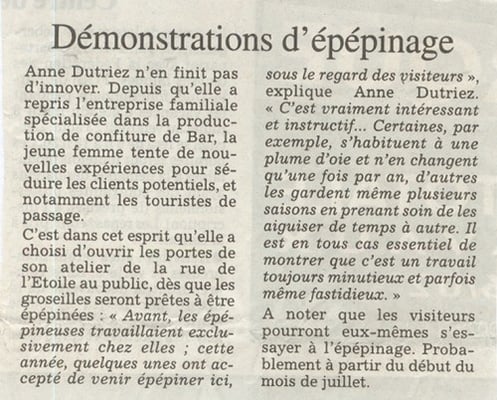 L'Est Républicain 15 juin 2002