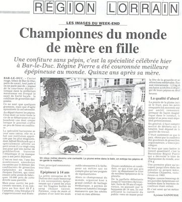 L'Est Républicain septembre 2000