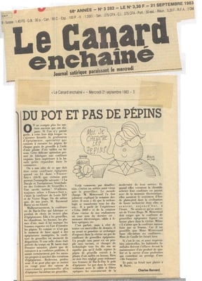 Le Canard enchaîné mercredi 21 septembre 1983