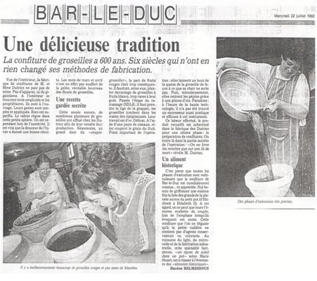 L'Est Républicain mercredi 22 juillet 1992