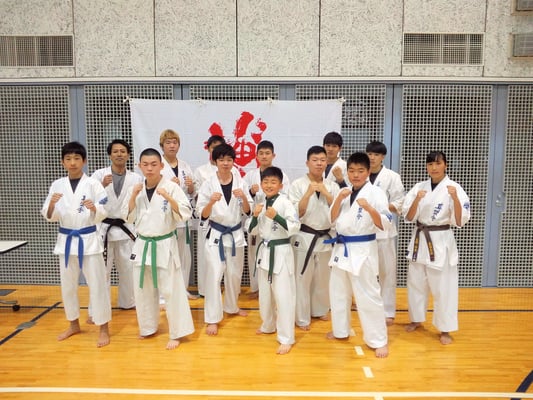 泉佐野市 空手道場　真盟会館　泉佐野支部　2018 真盟会館 冬季 昇級審査会＆合同研修会＆納会