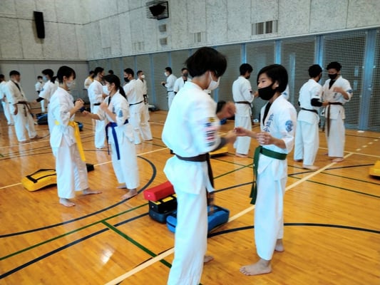 真盟会館 冬季 昇級審査会＆合同研修会＆納会 泉佐野市 空手道場 真盟会館 泉佐野支部