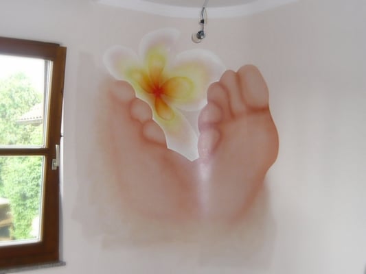 Wandtatoo nach eigenen Vorlagen für Ihre Geschäftsräume - Malerei Wagner Persenbeug