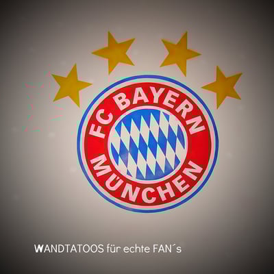 Fussball Logo Tatoos fürs Kinderzimmer - Malerei Wagner Persenbeug