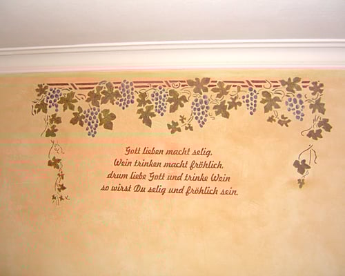 Wandspruch - Malerei Wagner Persenbeug