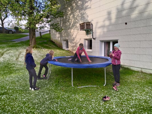 Im letzten Jahr war es so heiß, dass wir uns die ganze Zeit im und am Pool aufgehalten hatten.