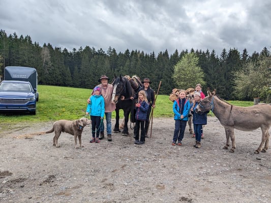 Alle bereit zum Aufbruch!