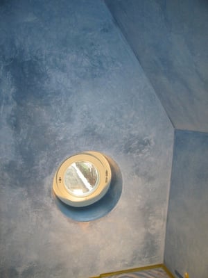 "Bullauge" in Tadelakt