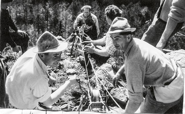 Bergrettung Steinbach-Weyregg Foto @Chronik Daxner