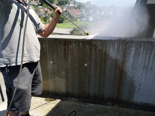 Spezialreinigung, Hochdruckreinigung