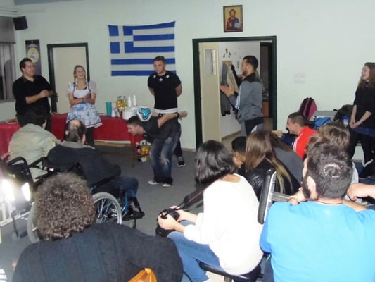 Event in care center for disabled people of Ioannina - talent contest