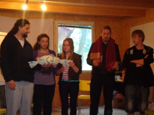 Participants present their invention