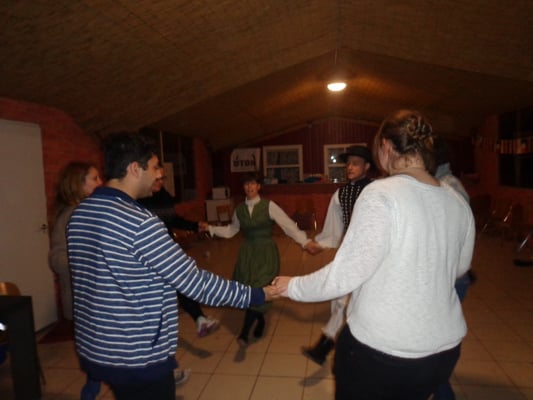 Learning traditional Hungarian dances