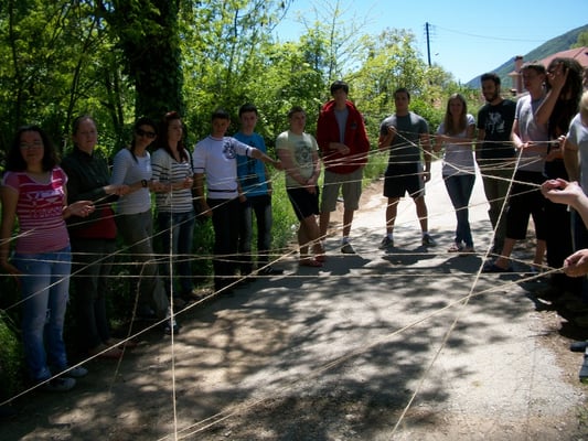 Participants of the exchange making a net-work of good emotions regarded to each other