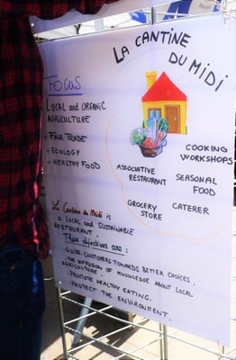 Poster of a best social entrepreneurship example (FR)