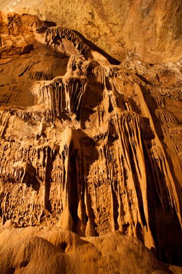 Stalactite grotte de Trabuc