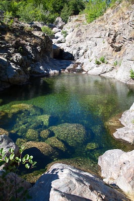 Petite baignade à Vialas 