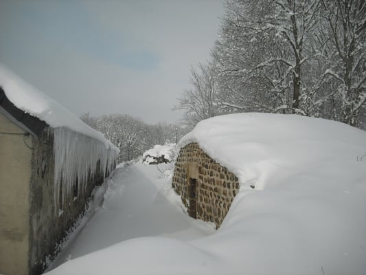 L'hiver à Cros de Géorand (Françoise)
