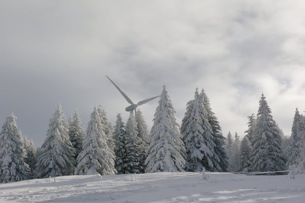 L'hiver à Cros de Géorand (Alban)