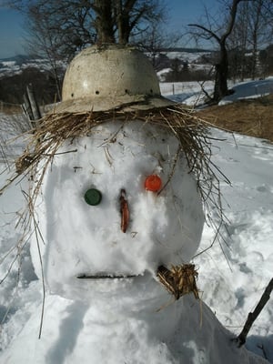 L'hiver à Cros de Géorand (Céline)