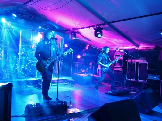 Le groupe Motel au bal de Pâques 2017 à Cros de Géorand