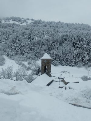L'hiver à Cros de Géorand (Caroline)