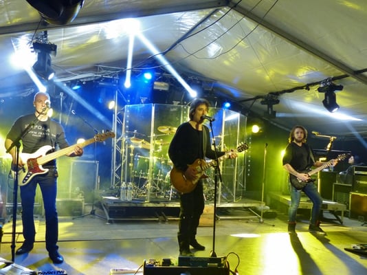 Le groupe Motel au bal de Pâques 2017 à Cros de Géorand