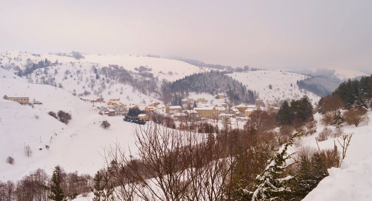 L'hiver à Cros de Géorand (Audrey)