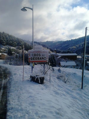 L'hiver à Cros de Géorand (Caroline)