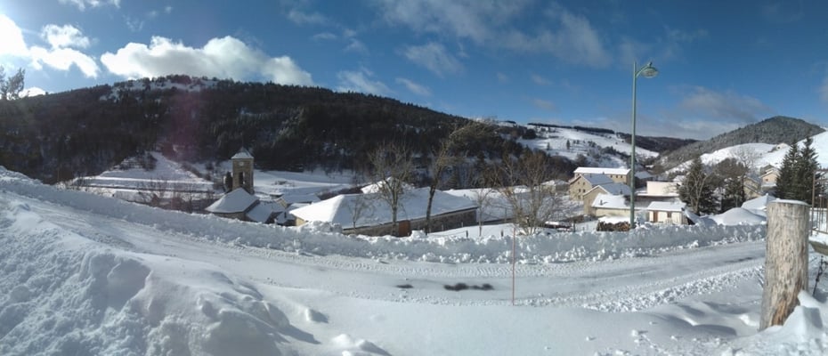 L'hiver à Cros de Géorand (Caroline)