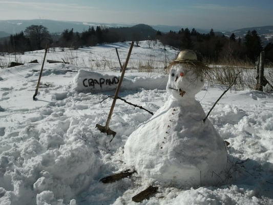 L'hiver à Cros de Géorand (Céline)