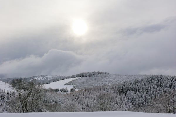 L'hiver à Cros de Géorand (Alban)