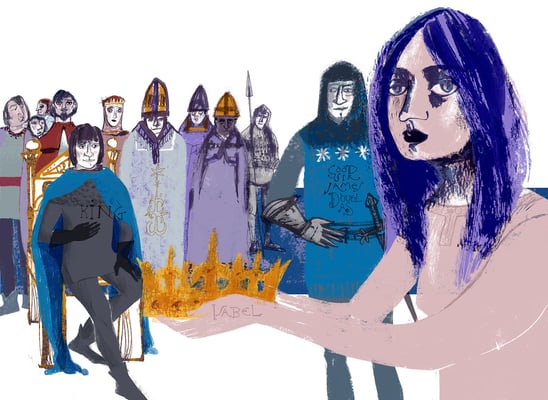 Jill Calder Illustration - Books - "Robert The Bruce" by James Robertson - Birlinn