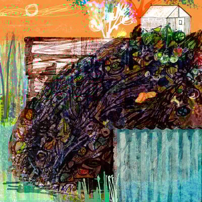 Jill Calder Illustration - General Illustration - Good Compost -  Gardens - Lifestyle - Gardens Illustrated Magazine