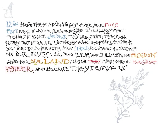 Jill Calder Illustration - Lettering