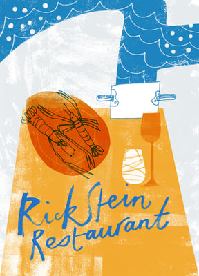 Jill Calder Illustration - General Illustration - "Little Black Book of Seafood" - First Great Western