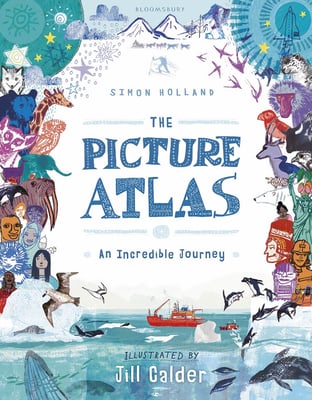 Jill Calder Illustration - Books - "The Picture Atlas" by Simon Holland - Bloomsbury