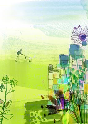 Jill Calder Illustration - General Illustration - Housing Finance Association Dublin