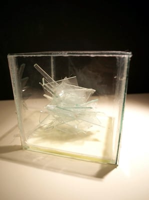 Harald Gfader, STAR 1990 Las Phosphor, 20 x 20 cm