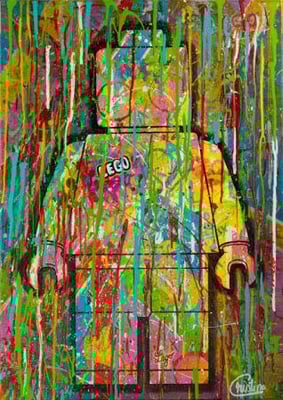 Christina Pop Art, Acryl / gespannte Baumwoll-Leinwand