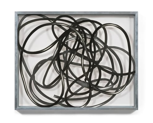 Hans Kupelwieser, OHNE TITEL, 2001 Collage, Fotogramm, Plexiglas 40 x 50 cm