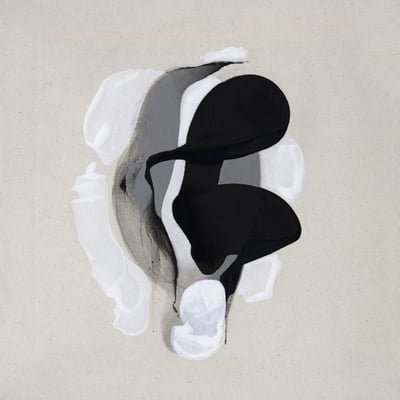 OT-356, 2024, Acryltinte auf Canvas, 40 x 40 cm