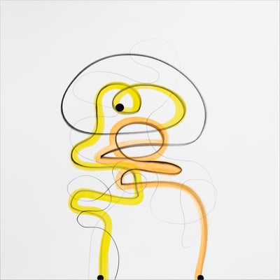 Creatura 08, 2025, Acryl auf Canvas, 80 x 80 cm