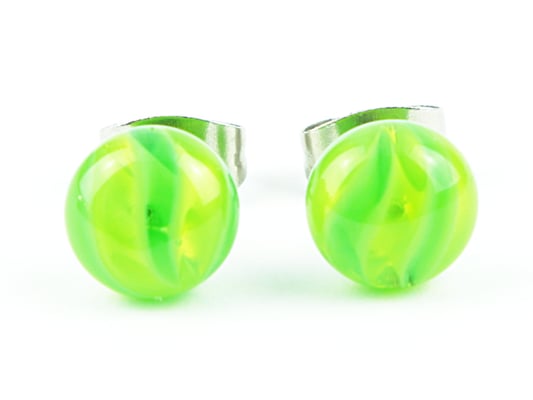 Ohrstecker Wave grün